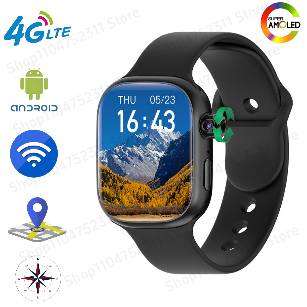 Smartwatch Watch Whatsapp - S10 MAX Smartwatch 2.29inch Android 5G