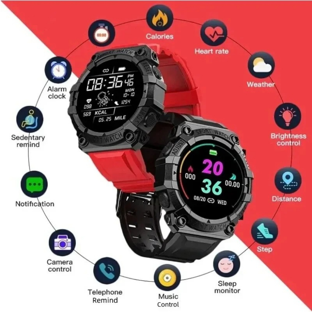 Watch Smart Y56 - Smart Fitness Watch BraceletPedometer Music Control