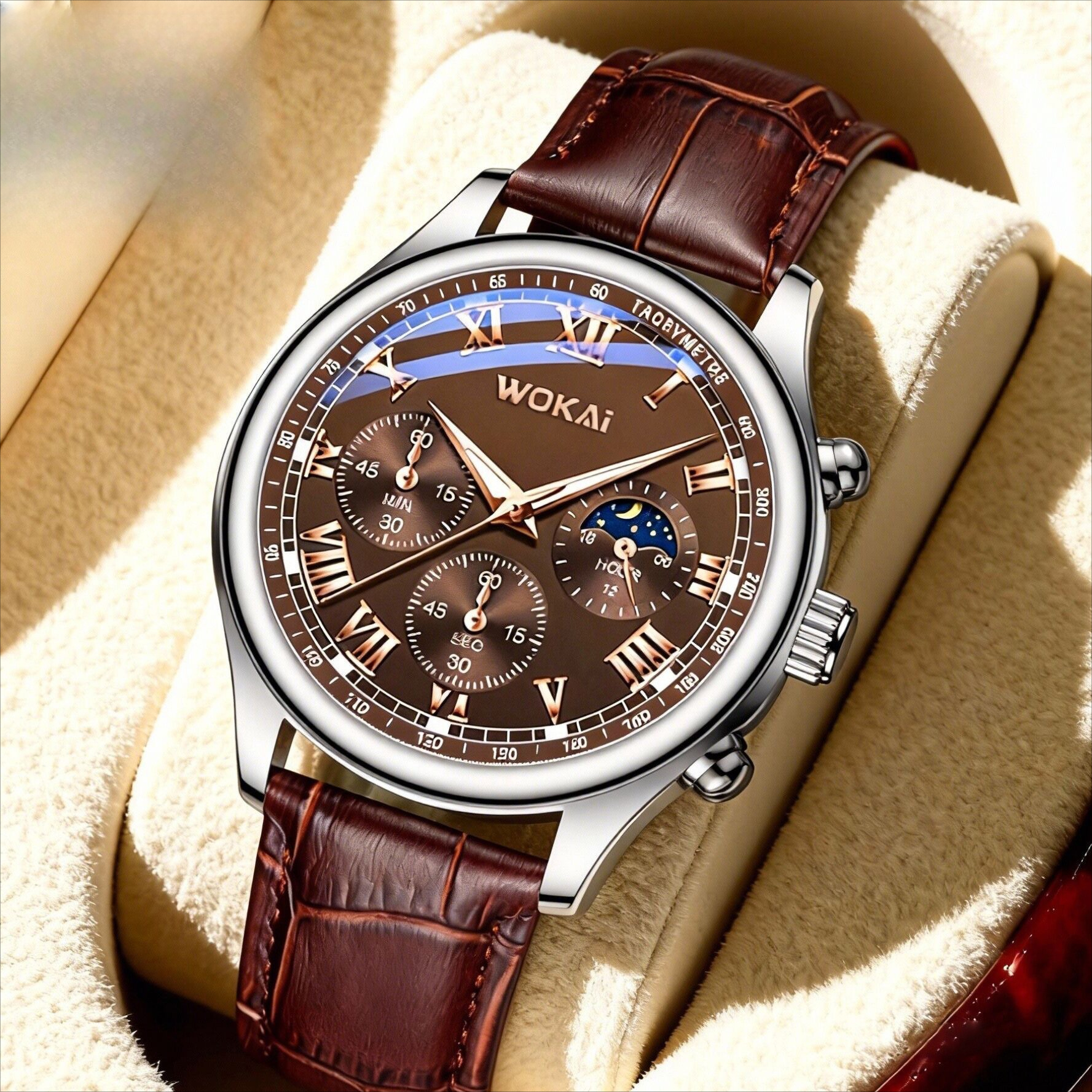 Smartwatch Luxury Watches For Men - Luxury Men Business Watches Fashion Leather