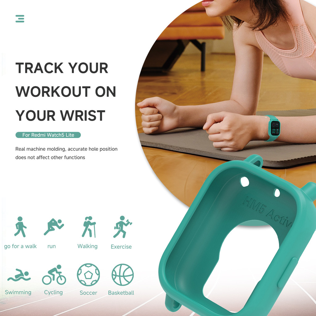 Case+Strap For Redmi Watch 5Ac - огляд і ціна Silicone Sport Band