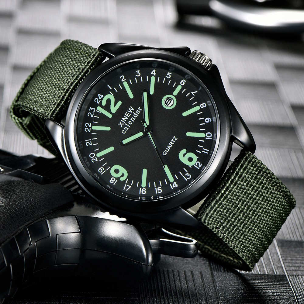 Military Mens Quartz Watch Bla - огляд і ціна Smartwatch Military Watches For Men
