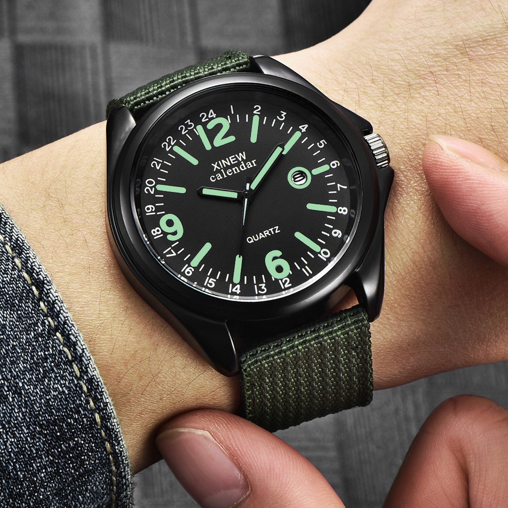 Military Mens Quartz Watch Bla - огляд і ціна Smartwatch Military Watches For Men
