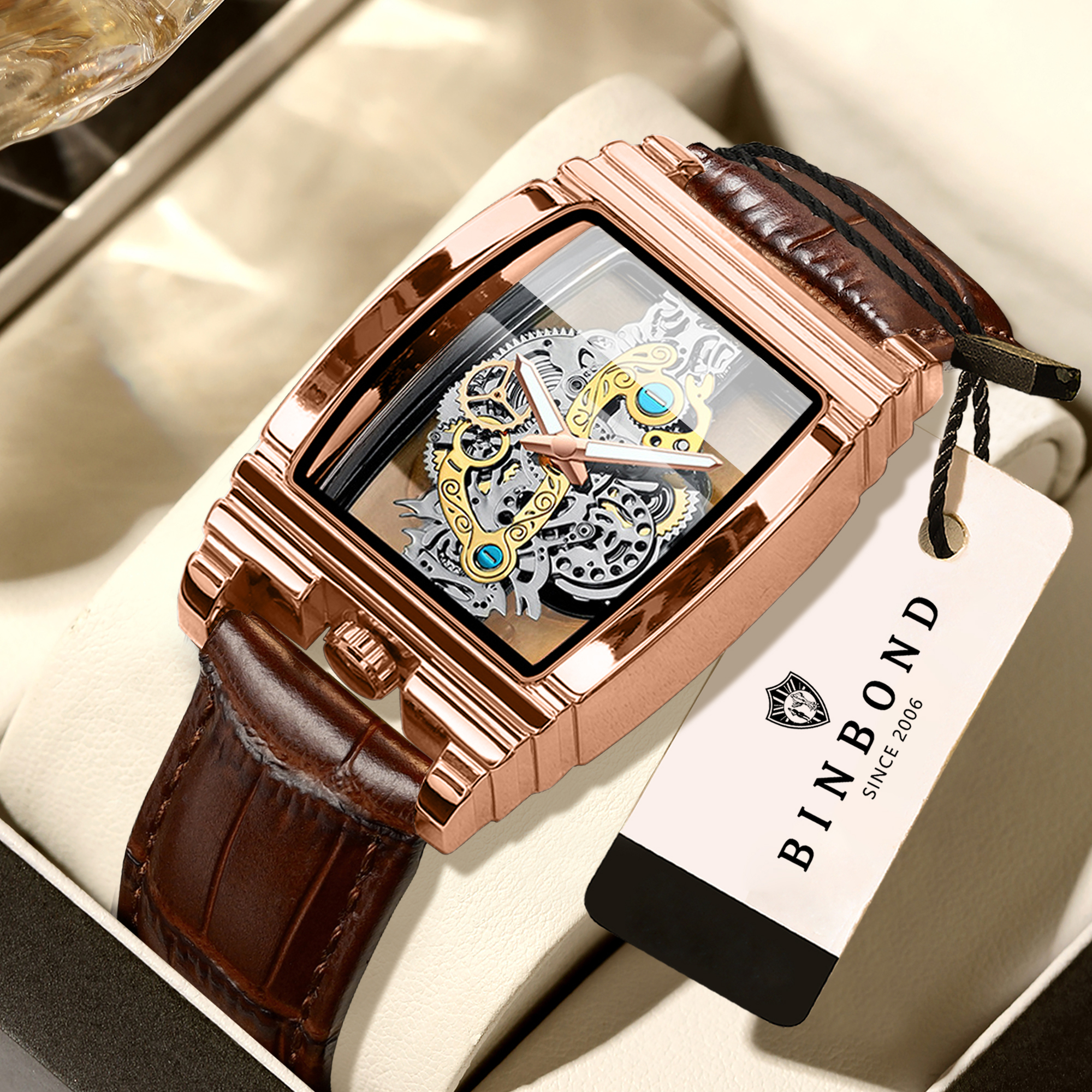 BINBOND Luxury quartz wristwat - огляд і ціна Smartwatch Luxury Watches For Men
