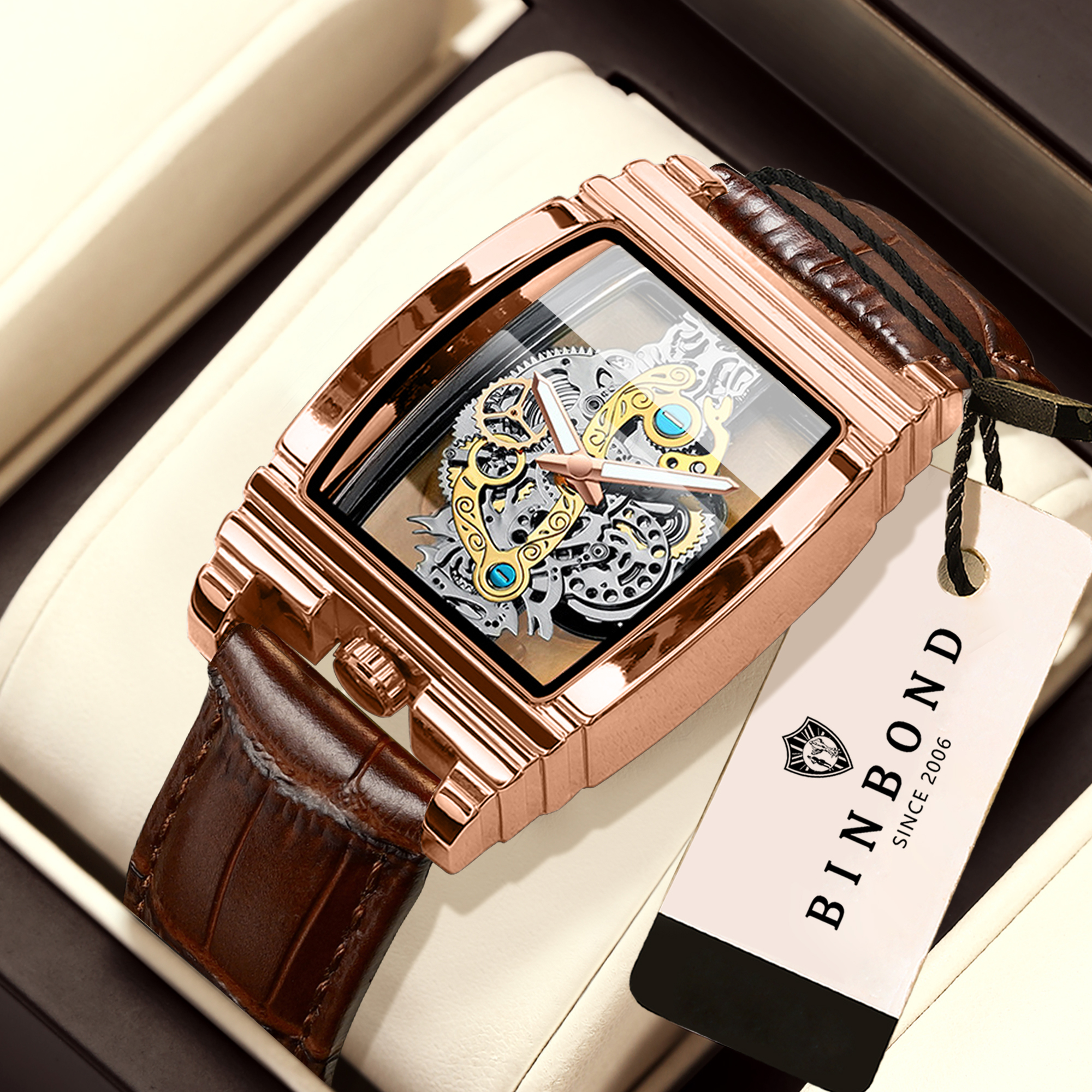 BINBOND Luxury quartz wristwat - огляд і ціна Smartwatch Luxury Watches For Men