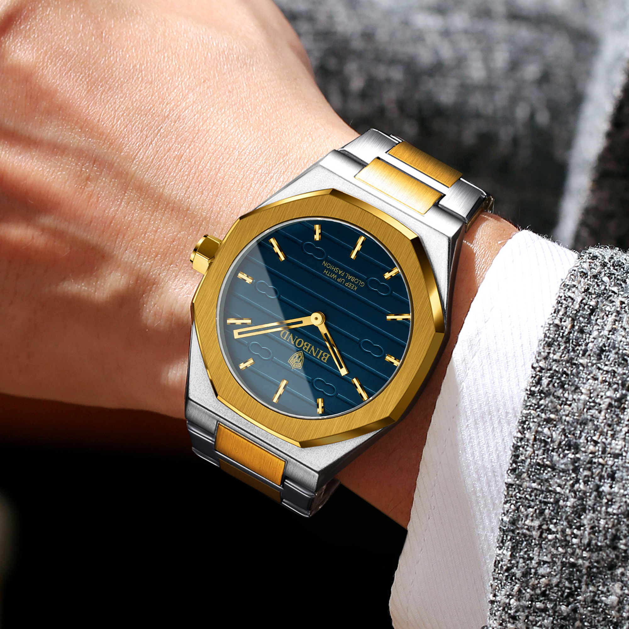 BINBOND Luxury vintage quartz  - огляд і ціна Smartwatch Luxury Watches For Men