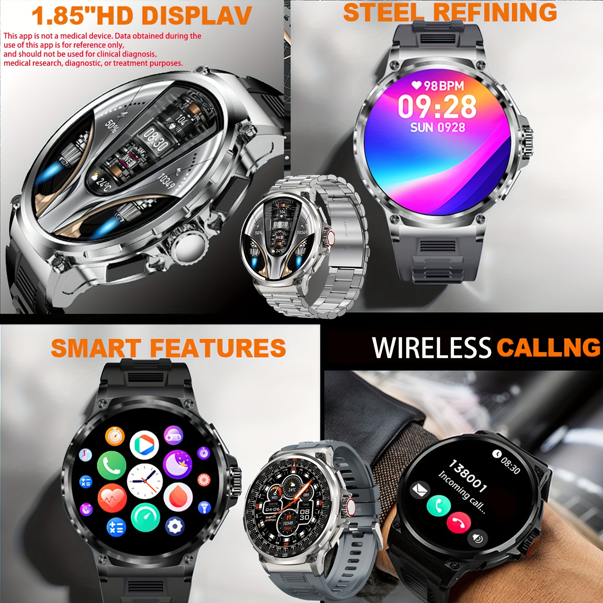 Men'S Smart Watch (Answer/Dial - огляд і ціна Smartwatch Watches Digital