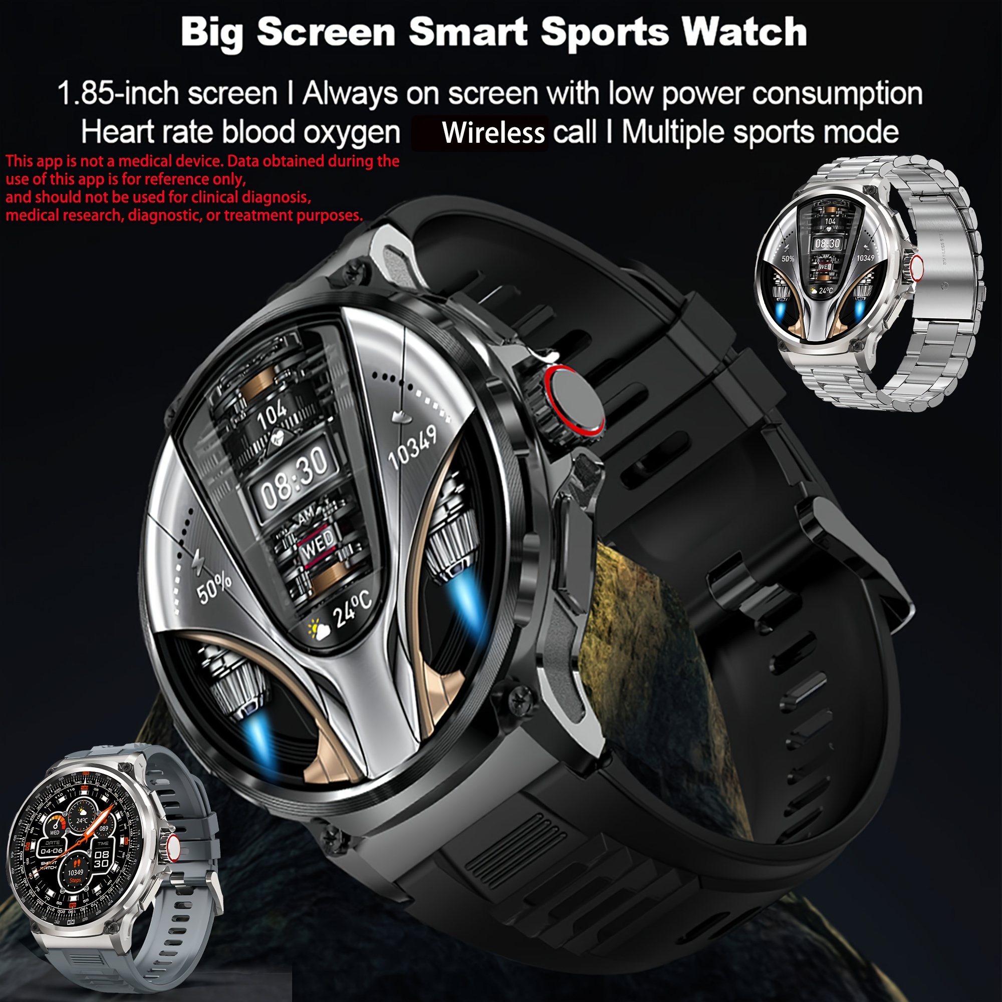 Men'S Smart Watch (Answer/Dial - огляд і ціна Smartwatch Watches Digital