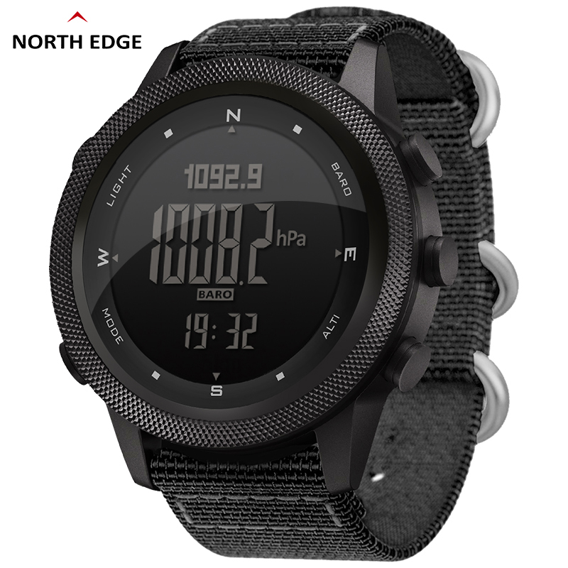 NORTH EDGE Apache46 Smart Digi - огляд і ціна Smartwatch Military Watches For Men
