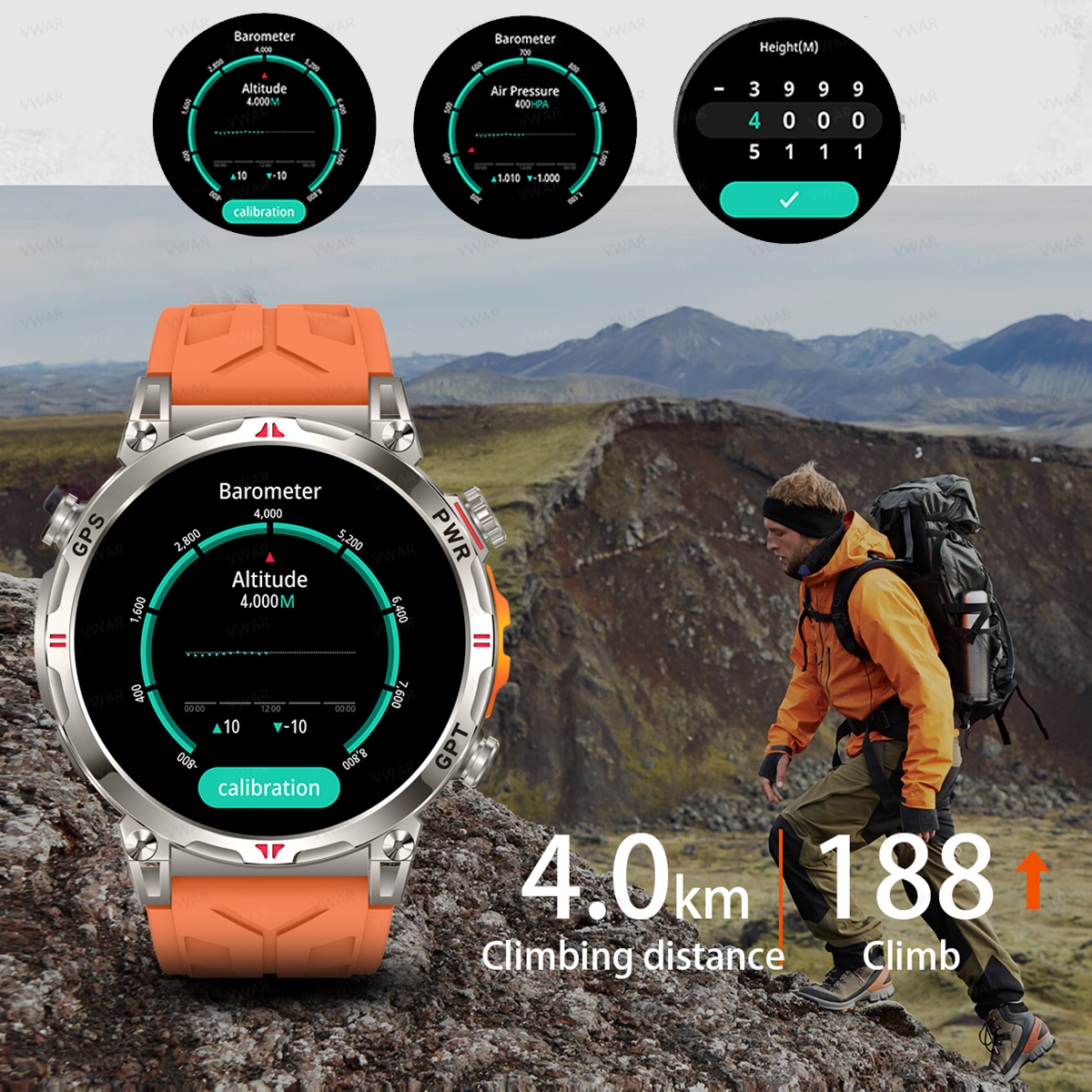 2025 New VWAR GPS Smartwatch 1 - огляд і ціна Watch Vs Amazfit