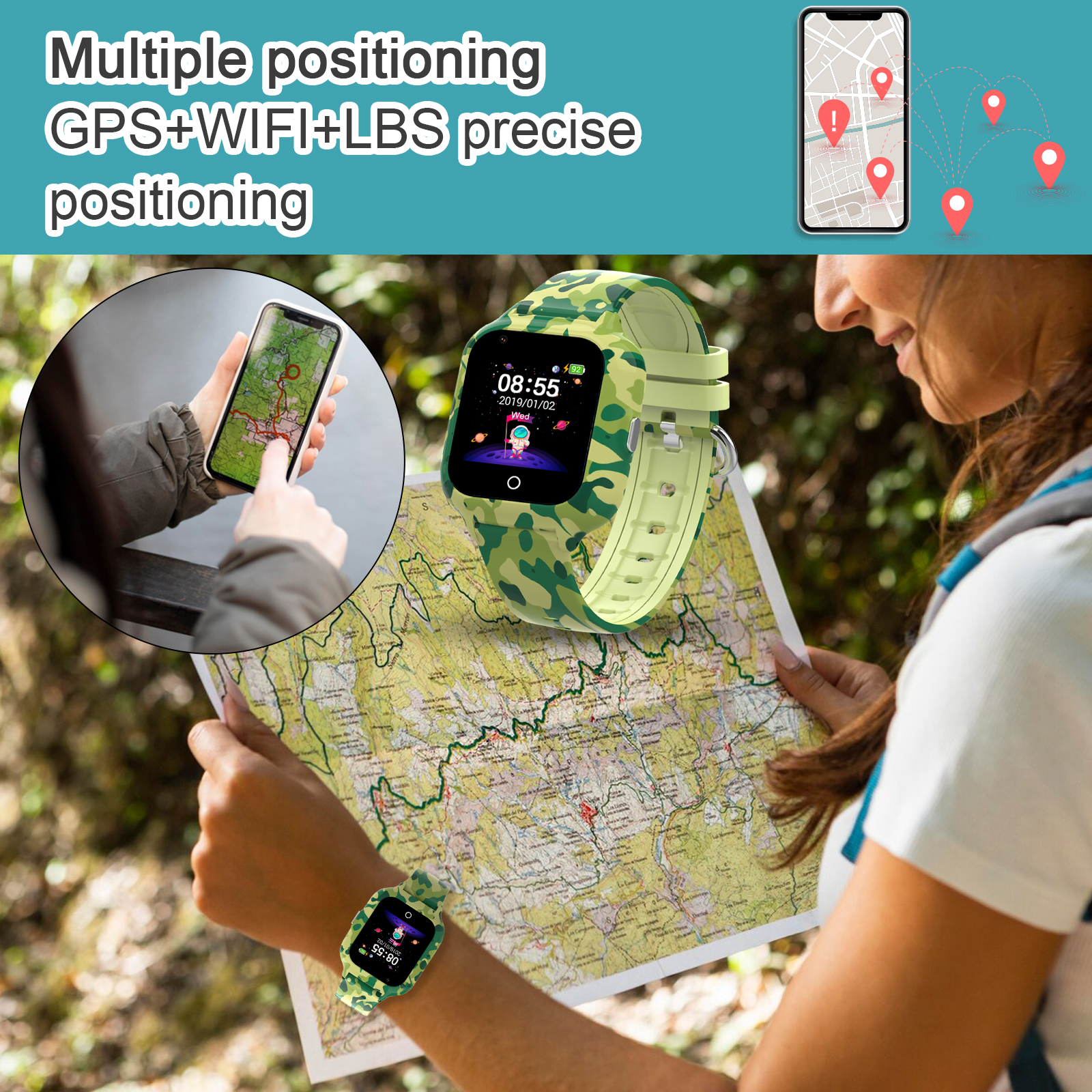 Wonlex 4G Children Smart Watch - огляд і ціна Smartwatch Watch Whatsapp