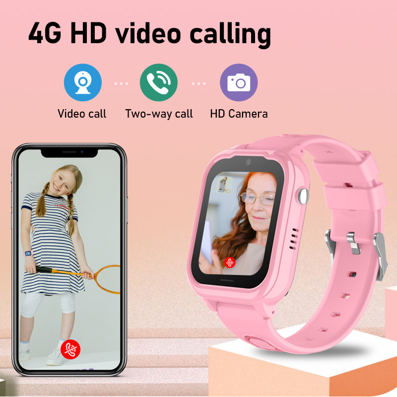 Getfitsoo Kid Smart Watch 4G S - огляд і ціна Smartwatch Watch Whatsapp