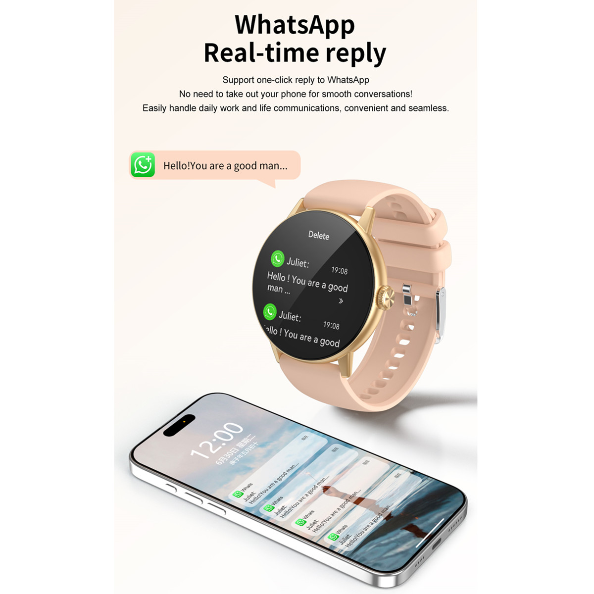 Ivanony Smart Watch Ladies 4GB - огляд і ціна Smartwatch Watch Whatsapp
