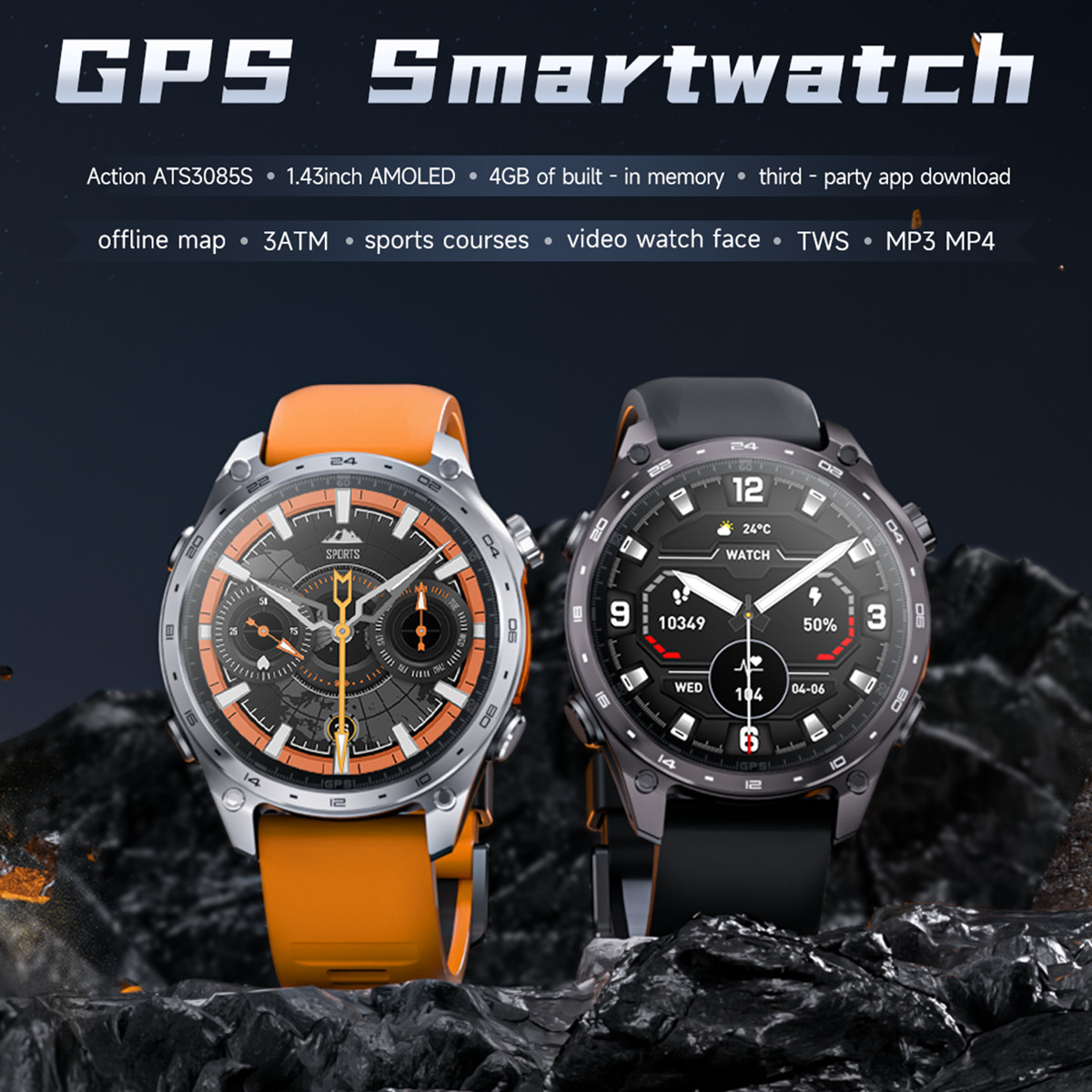 3ATM Waterproof Sports Smartwa - огляд і ціна Smartwatch Watch Whatsapp