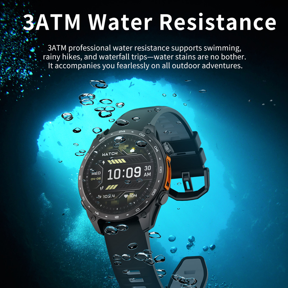 3ATM Waterproof Sports Smartwa - огляд і ціна Smartwatch Watch Whatsapp