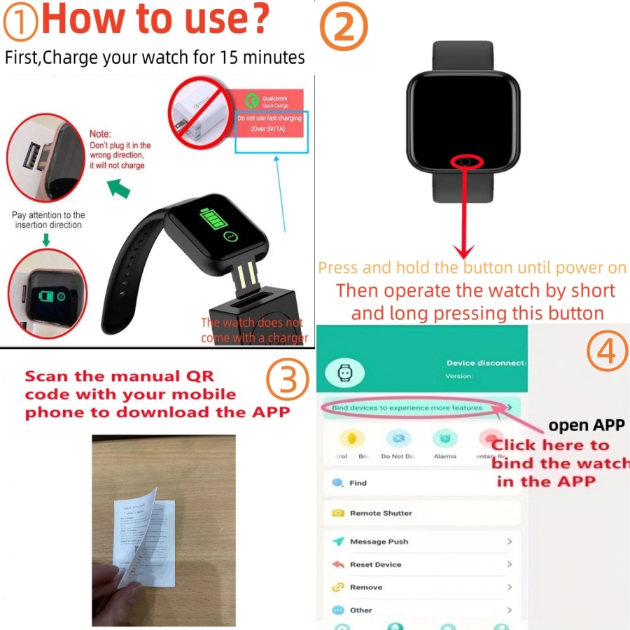 Smart Watch Message Remind Mus - огляд і ціна Smartwatch Watches Digital