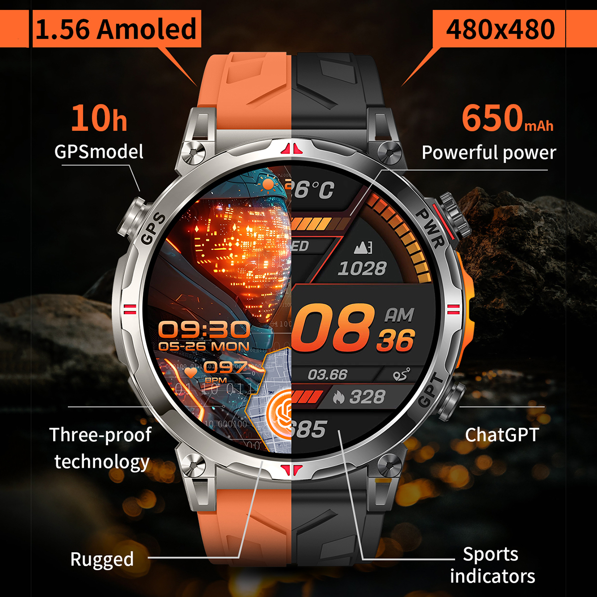 2025 New VWAR Air5 Ultra GPS S - огляд і ціна Watch Vs Amazfit