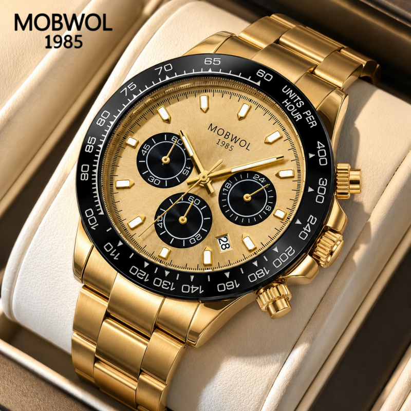 MOBWOL 1985 Light Luxury Men's - огляд і ціна Smartwatch Luxury Watches For Men
