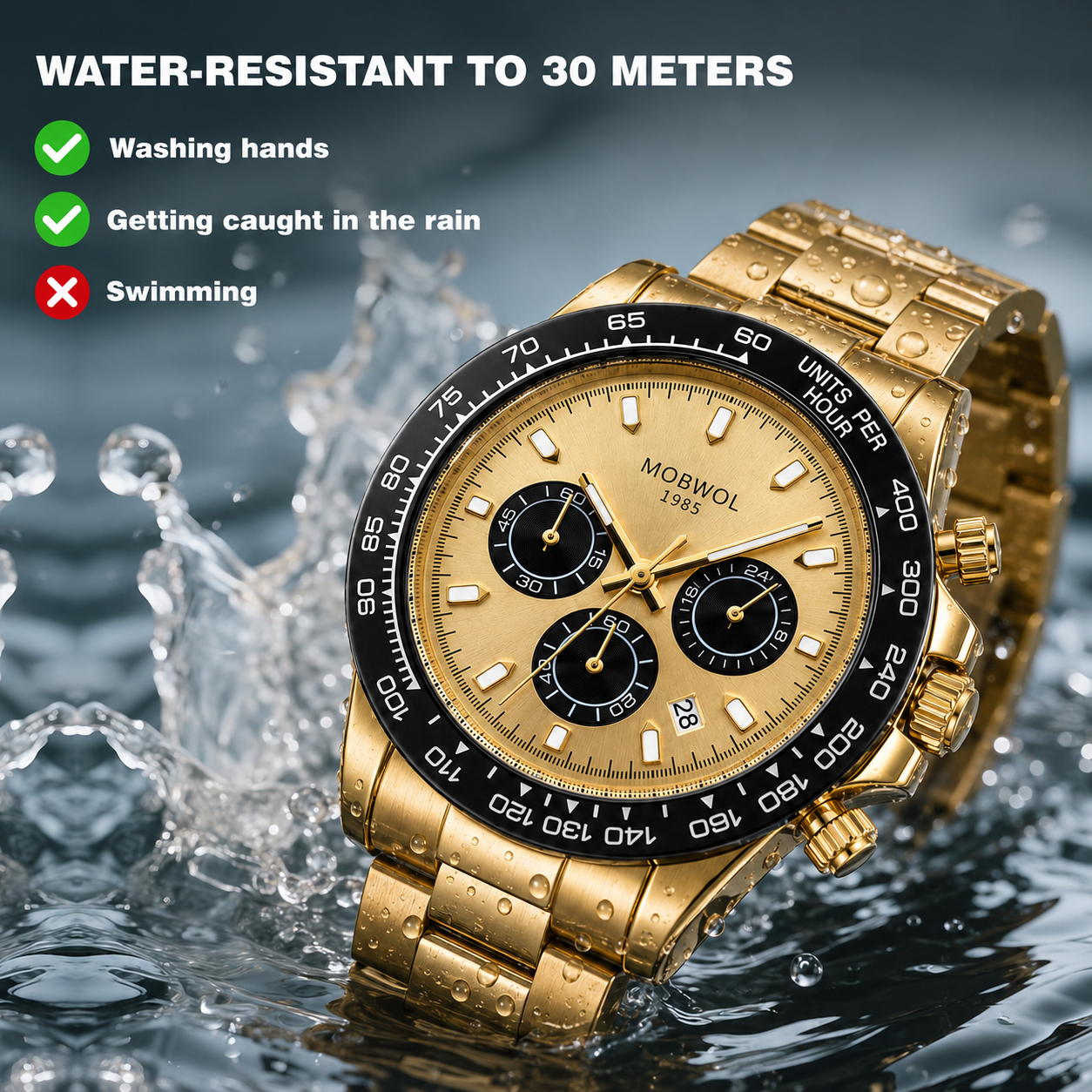 MOBWOL 1985 Light Luxury Men's - огляд і ціна Smartwatch Luxury Watches For Men