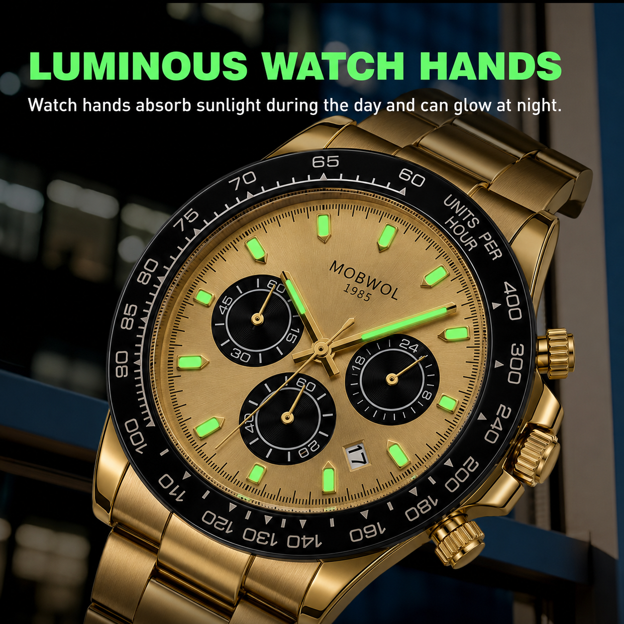 MOBWOL 1985 Light Luxury Men's - огляд і ціна Smartwatch Luxury Watches For Men