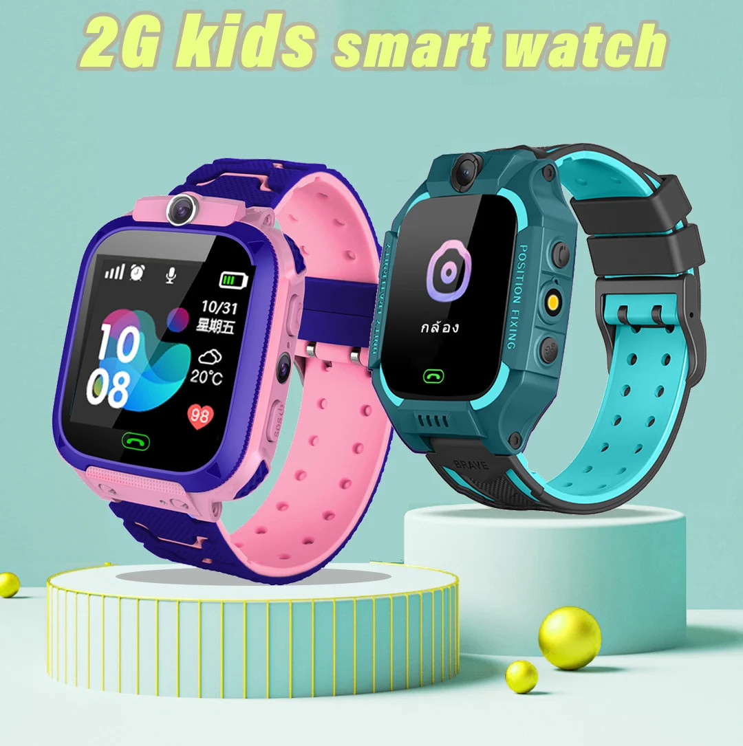 Q12 Kids Smart Watch 2G SOS Ca - огляд і ціна Smartwatch Watches Digital
