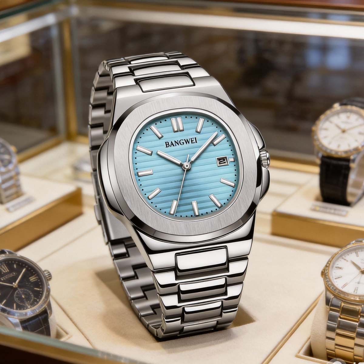 BANGWEI Luxury Men Quartz Watc - огляд і ціна Smartwatch Luxury Watches For Men