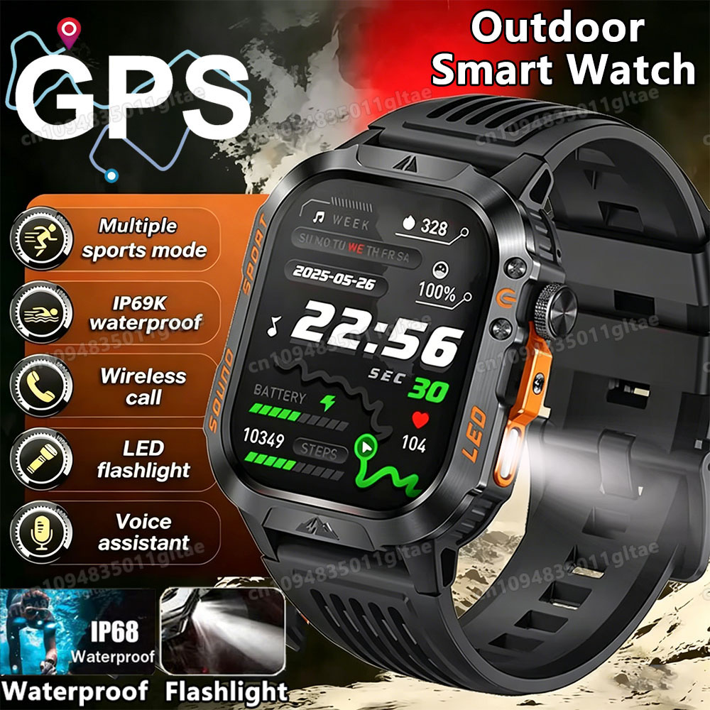 2026 New Military Smart Watch  - огляд і ціна Smartwatch Military Watches For Men