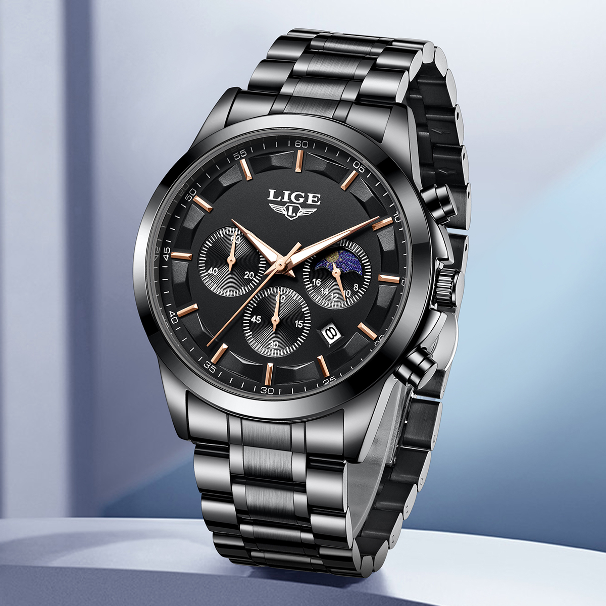 LIGE Luxury Business Man Watch - огляд і ціна Smartwatch Luxury Watches For Men