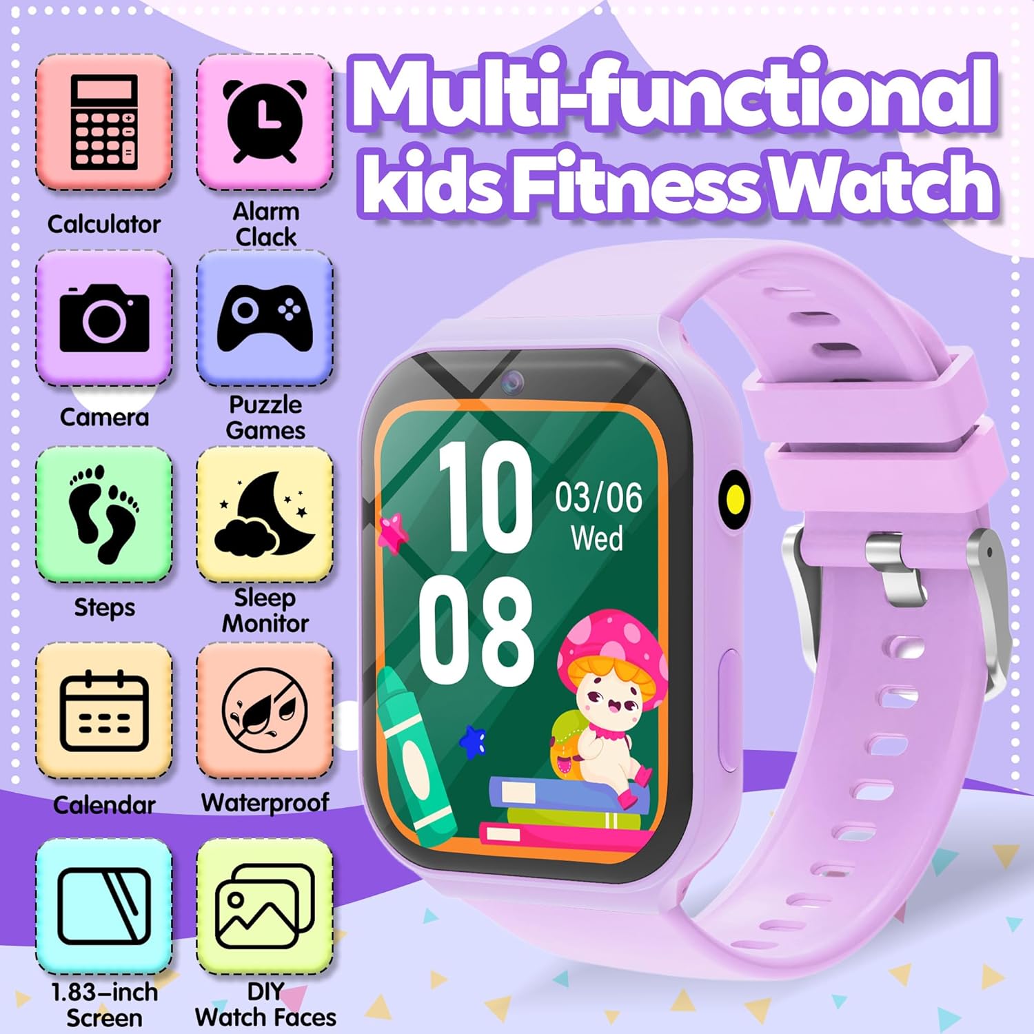 Kids Smart Watch with 18 Games - огляд і ціна Smartwatch Digital Watches For Kid Boy