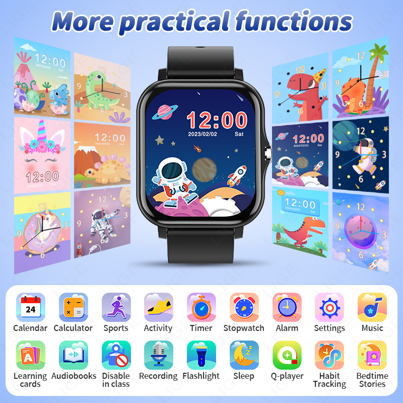 LIGE 2025 Audiobook Children S - огляд і ціна Smartwatch Digital Watches For Kid Boy