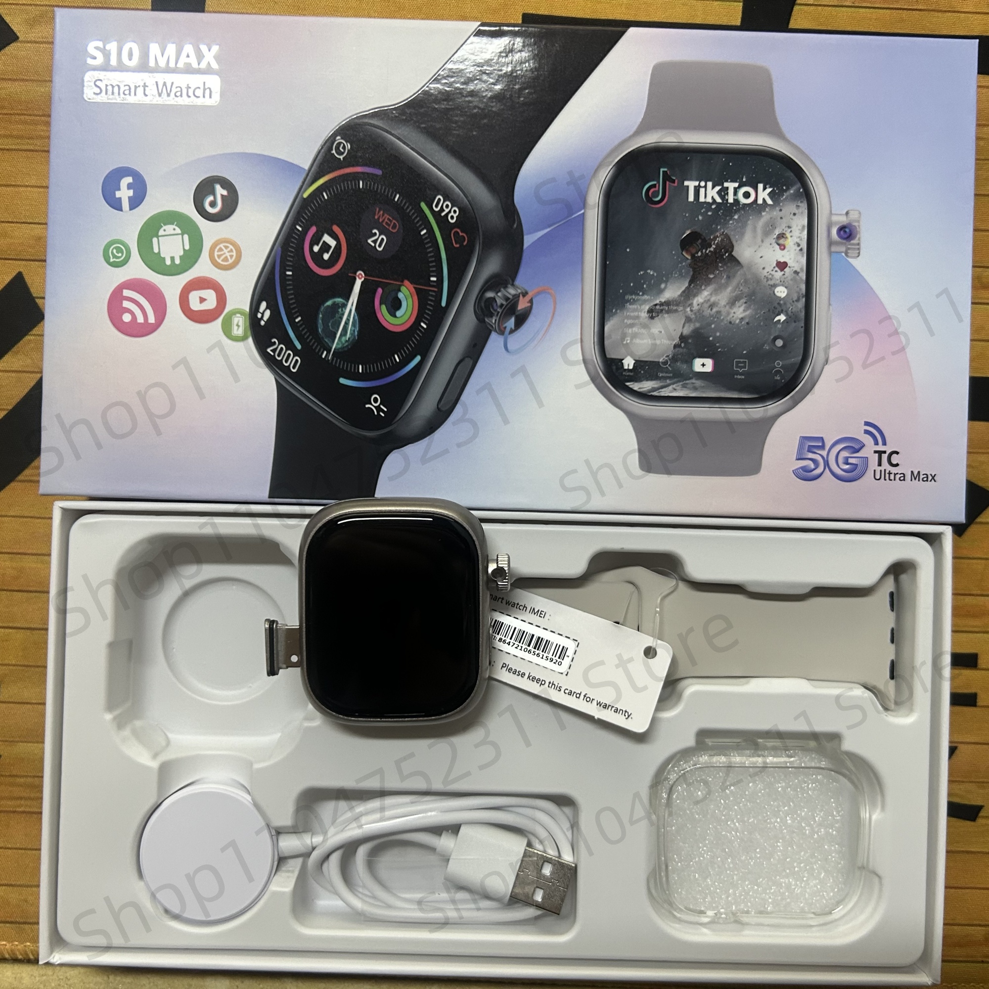 S10 MAX Smartwatch 2.29inch An - огляд і ціна Smartwatch Watch Whatsapp