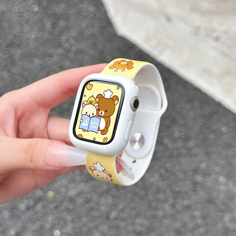 Cute Rilakkuma Print Silicone  - огляд і ціна Silicone Sport Band