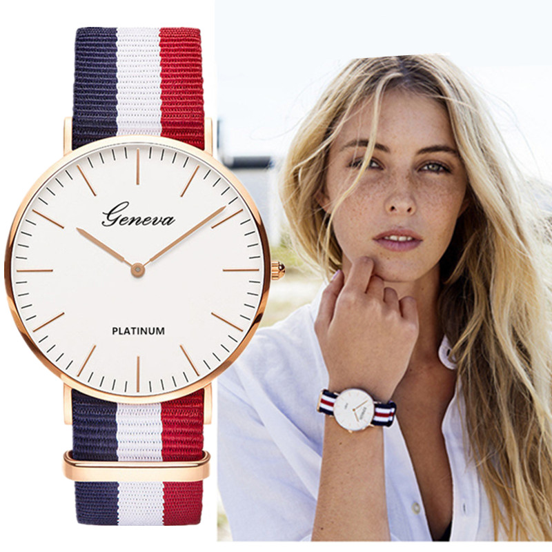 Classic Fashion Stripe Nylon B - огляд і ціна Smartwatch Watches For Women Brands