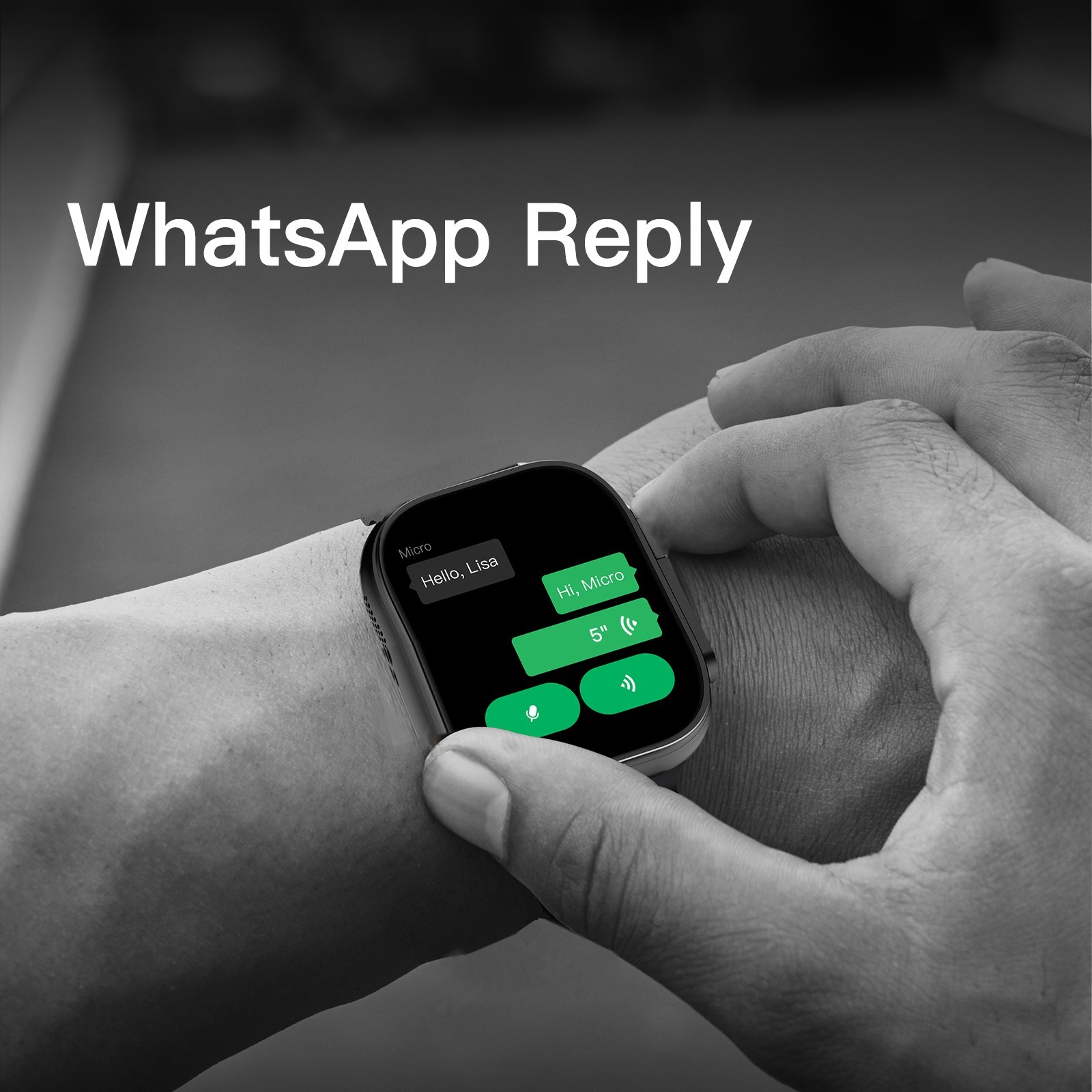 Whatsapp Quick Replies Ultra5  - огляд і ціна Smartwatch Watch Whatsapp