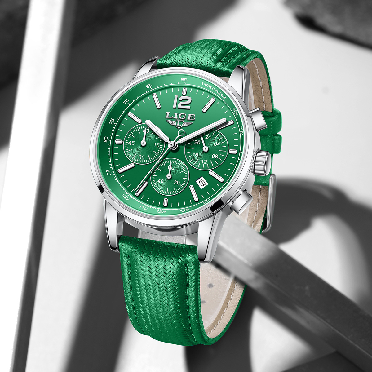 LIGE Casual Leather Watch For  - огляд і ціна Smartwatch Military Watches For Men