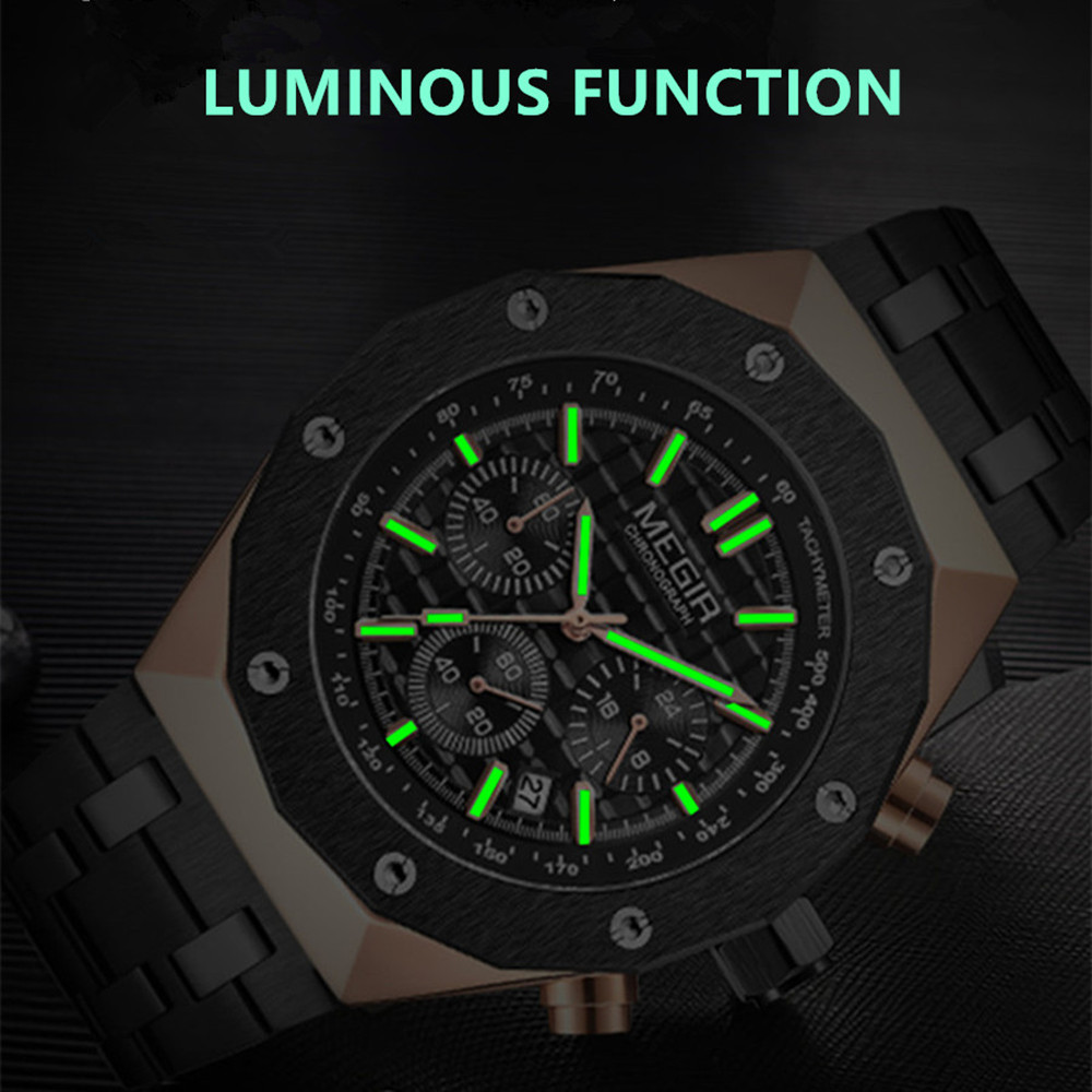 MEGIR Chronograph Luxury Men S - огляд і ціна Smartwatch Luxury Watches For Men