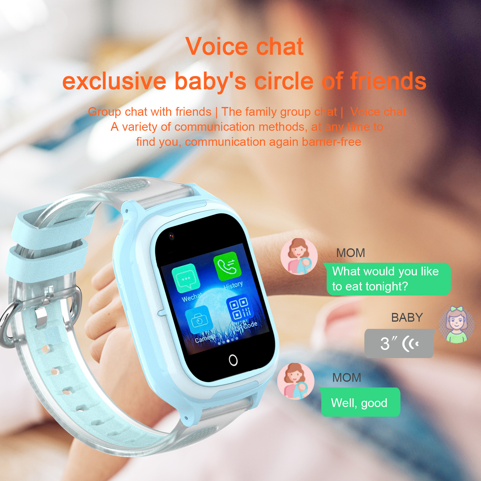 Getfitsoo Smart Watch For Chil - огляд і ціна Smartwatch Watch Whatsapp