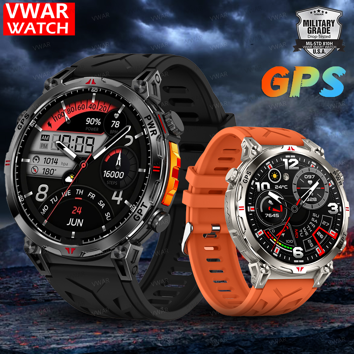 VWAR Oudtoor GPS Smart Watch B - огляд і ціна Watch Vs Amazfit