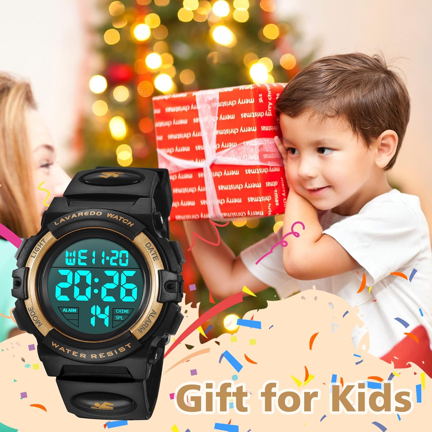 Digital Sport Watch for Boys 3 - огляд і ціна Silicone Sport Band