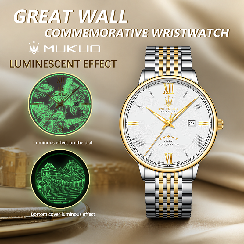 MUKUO Luxury Men Quartz Watch  - огляд і ціна Smartwatch Luxury Watches For Men