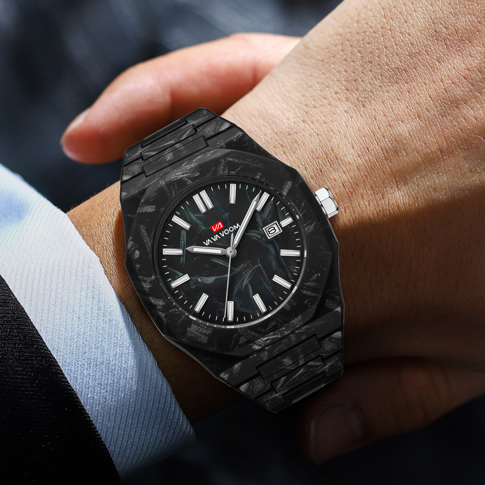 VA VA VOOM Men Watches Quartz  - огляд і ціна Smartwatch Military Watches For Men