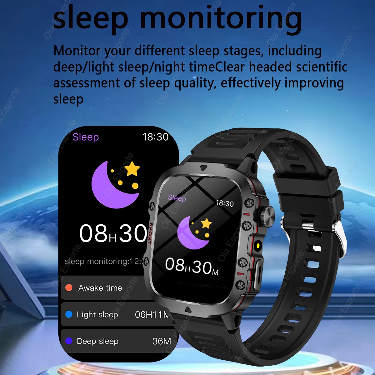 New Outdoor Military GPS Smart - огляд і ціна Smartwatch Military Watches For Men