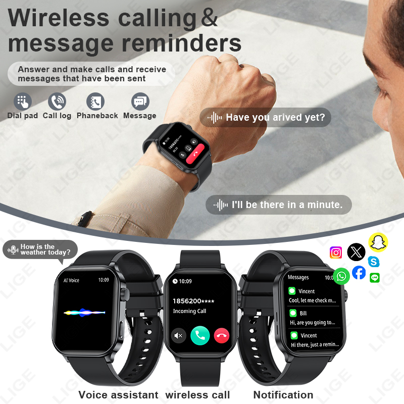 LIGE Original Brand Smart Watc - огляд і ціна Smartwatch Watches For Women Brands