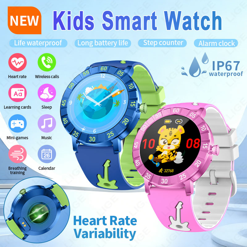 LIGE 2026 HRV Kids Smart Watch - огляд і ціна Smartwatch Watches Useful Gift For Boys