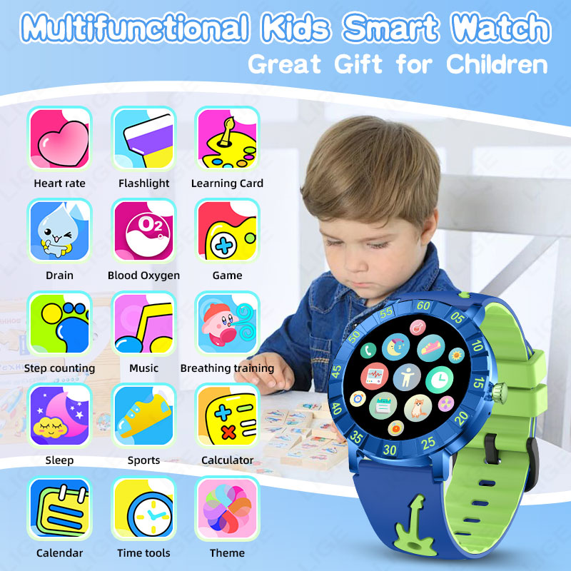 LIGE 2026 HRV Kids Smart Watch - огляд і ціна Smartwatch Watches Useful Gift For Boys