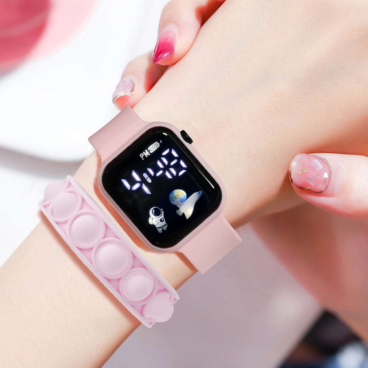 2PCS Children's Smart Watch Br - огляд і ціна Smartwatch Watches Digital